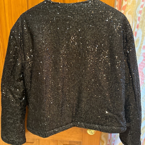 Steve Madden Black Lace Blazer Elegant Formal Wear - Picture 3 of 3